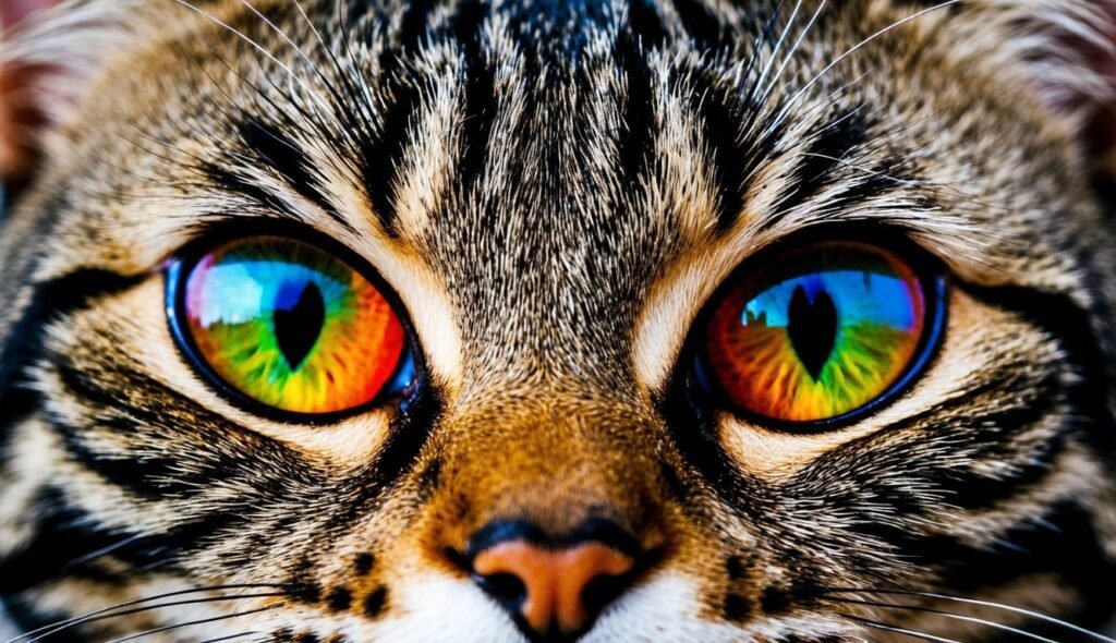 can cats see colour